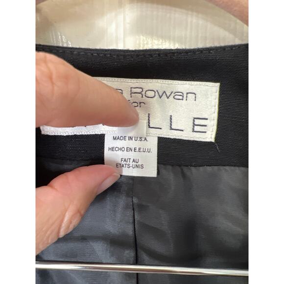 RENA ROWAN for Saville Womens Button 90s Vintage Career Blazer Jacket Size 8 - Picture 3 of 6